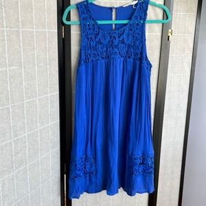 Mini dress by blu pepper size lg